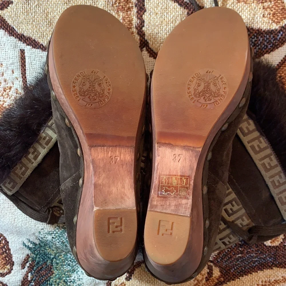 Fendi vintage brown